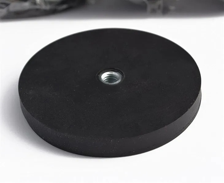 Neodymium Magnet Base Anti-Scratch Rubber Coating Bolts Nuts Lighting Camera Tools Male Thread Magnets Magnetic Materials price