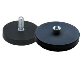Neodymium Magnet Base Anti-Scratch Rubber Coating Bolts Nuts Lighting Camera Tools Male Thread Magnets Magnetic Materials manufacturers