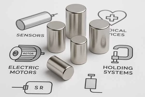 Neodymium Disc Magnets Rare Earth Permanent Magnets For Industrial & Home Use No Restricted Elements manufacturers