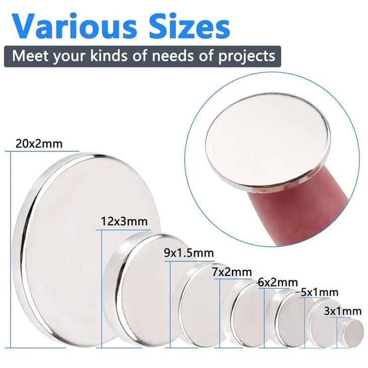 Neodymium Disc Magnets Rare Earth Permanent Magnets For Industrial & Home Use No Restricted Elements price